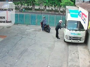 Detik-detik Truk Digondol Maling di Jaktim