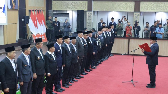 Wali Kota Palembang Ratu Dewa resmi menjadi pengurus Komite Daerah Ekonomi dan Keuangan Syariah