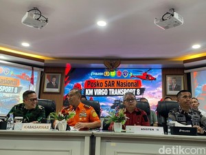 Pencarian Korban Kapal Virgo Tetap Digelar, Diperluas ke Kalteng-Kalbar