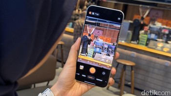 Kamera periskop 200 MP menjadi salah satu senjata utama Oppo Find X10 Pro Max untuk membidik objek dari jarak jauh. Foto: Adi FR/detikINET