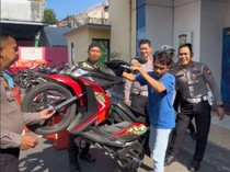 Pemotor Freestyle di Makassar Ternyata Kurir, Dalih Bikin Konten