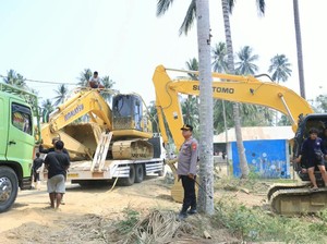 5 Penambang Emas Ilegal di Pohuwato Ditangkap, 4 Ekskavator Disita