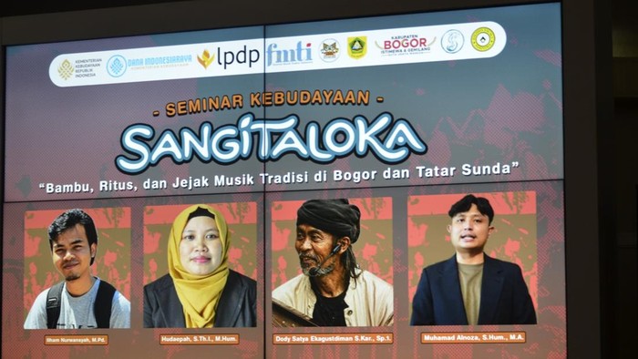 Sangitaloka, rangkaian Festival Musik Tradisi Indonesia (FMTI) 2026 di Kabupaten Bogor, Sabtu (3/10/2026).