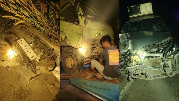 Sejumlah Kendaraan Kecelakaan di Jalur Pangkalan Bun-Kolam