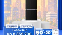 Ada Diskon Gede Kulkas Side by Side Polytron di Transmart Full Day Sale