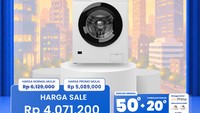 Mesin Cuci Front Load 7KG Hanya Rp 4 Jutaan di Transmart Full Day Sale