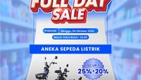 Ada Promo Menarik Sepeda Listrik di Transmart Full Day Sale
