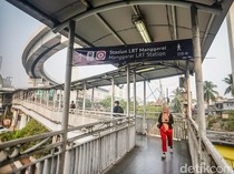 Begini Penunjuk Arah Sementara Menuju LRT Manggarai di Kawasan Stasiun