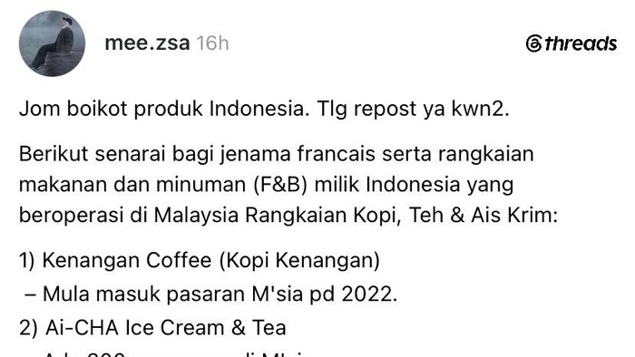 Boikot restoran Indonesia di Malaysia akibat dugaan unsur penghinaan