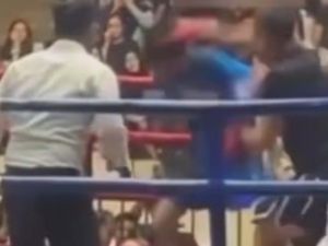 Dede Sunandar Tersungkur lalu Pingsan Usai Dipukul Vicky Prasetyo