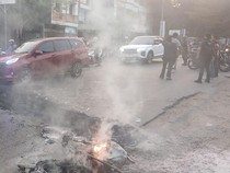 2 Kendaraan Geng Motor di Makassar Dibakar Usai Diadang Warga