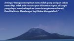 Bacaan Doa Ketika Gunung Meletus