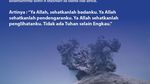 Bacaan Doa Ketika Gunung Meletus