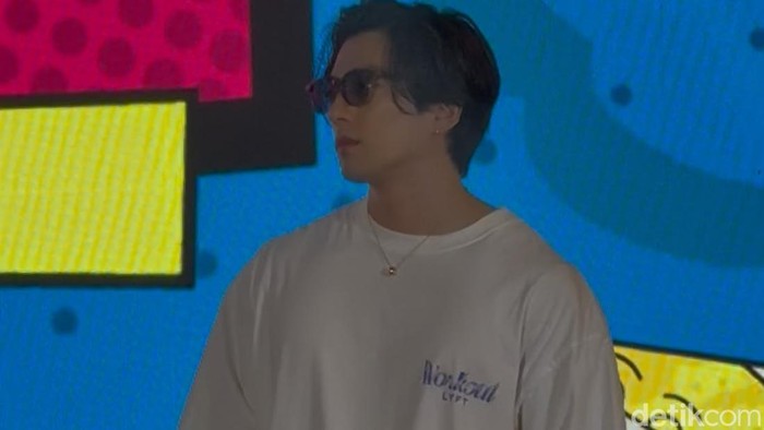Mackenyu Arata saat ditemui di Indonesia Comic Con 2026.