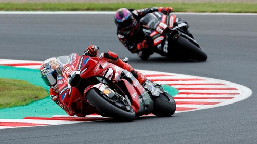 MotoGP - Japanese Grand Prix - Twin Ring Motegi, Motegi, Japan - October 4, 2026 Ducati Lenovo Teams Marc Marquez in action during the race REUTERS/Androniki Christodoulou     TPX IMAGES OF THE DAY