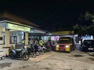 20 Motor Knalpot Brong-Tanpa Pelat di Manggala Makassar Disita