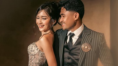 Gaya Prewedding Terbaru Asnawi & Yuriska Patricia Bertema Vintage yang Glamour