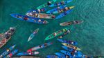 Ratusan Perahu Hias Ramaikan Laut Marina Togo Wakatobi