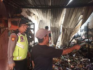 Ruko di Panican Purbalingga Ludes Terbakar Saat Ditinggal ke Masjid