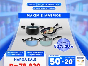 Cuma di Transmart Full Day Sale, Alat Masak Semurah Ini