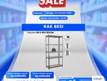 Serbu! Beli Rak Besi di Transmart Full Day Sale Diskon Segede Ini