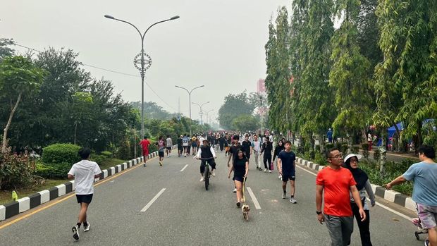 Warga Pontianak antusias berolahraga di Car Free Day Ayani, Minggu (4/10/2026). (Istimewa/Dok Prokopim) Warga Pontianak antusias berolahraga di Car Free Day Ayani, Minggu (4/10/2026). (Istimewa/Dok Prokopim)
