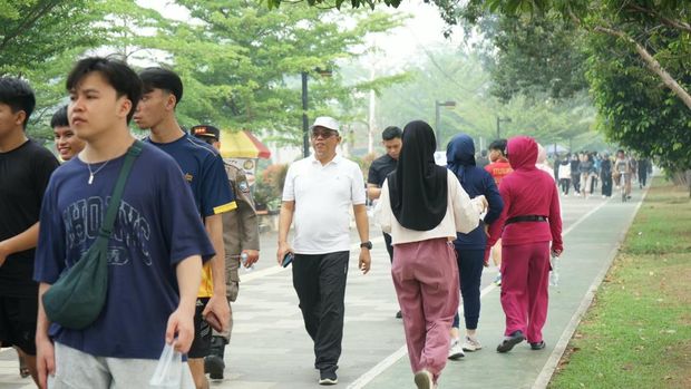 Warga Pontianak antusias berolahraga di Car Free Day Ayani, Minggu (4/10/2026). (Istimewa/Dok Prokopim) Warga Pontianak antusias berolahraga di Car Free Day Ayani, Minggu (4/10/2026). (Istimewa/Dok Prokopim)