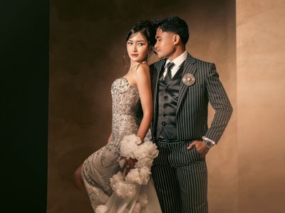 Foto Prewedding Asnawi Mangkualam-Yuriska Patricia, Tampil Vintage nan Elegan