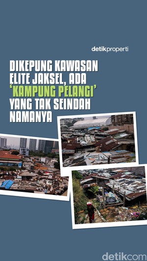 Video: Dikepung Kawasan Elite Jaksel, Ada Kampung Pelangi yang Tak Seindah Namanya