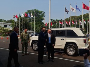 Dudung Tiba di Kemenko Polkam Jelang Sertijab, Disambut Djamari Chaniago
