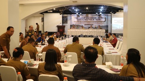 FGD I RDTR dan Konsultasi Publik I Kajian KLHS Kabupaten Buleleng 2026 di Hotel Azana, Kecamatan Seririt, Senin (5/10/2026). (Dok. Pemkab Buleleng)