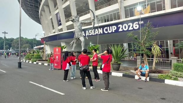 FIFA ASEAN Cup 2026 Timnas Indonesia berhadapan dengan Thailand di final FIFA ASEAN Cup 2026. Suporter Garuda sudah mulai berdatangan untuk mendukung pasukan John Herdman.