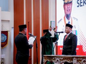 Andi Sudirman Lantik Andi Winarno Jadi Pj Sekda Sulsel