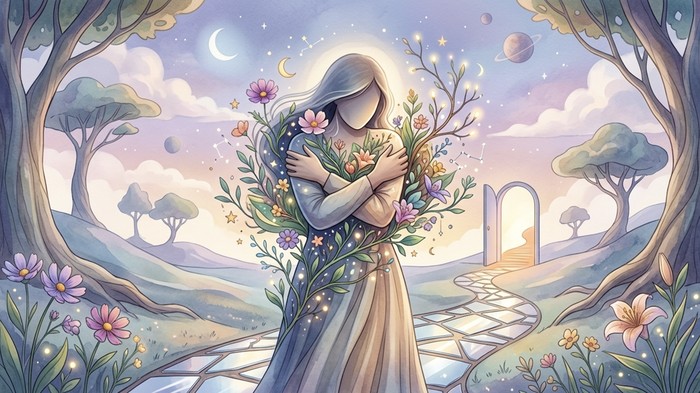 Ilustrasi Rangkul Diri