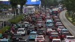 Jelang Final ASEAN Cup, Lalin Sudirman Arah GBK Mulai Padat