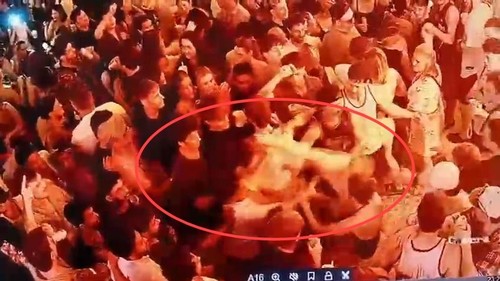 Keributan di dalam sebuah motel di Kuta Utara, Badung, yang baru viral di medsos setelah terjadi pada Kamis (1/10/2026) lalu. (Tangkapan layar)