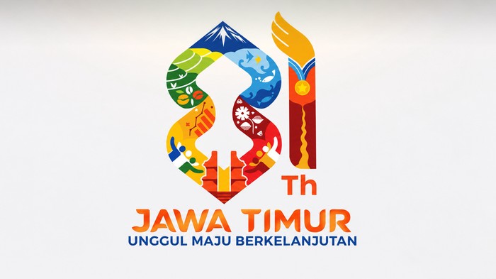 Logo hari jadi ke-81 Jawa Timur.