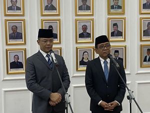 Sertijab Menko PMK, Sugiono Resmi Gantikan Pratikno