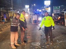 Detik-detik Tabrakan Motor Roda 3 Vs Truk di Bogor Berujung 2 Orang Tewas
