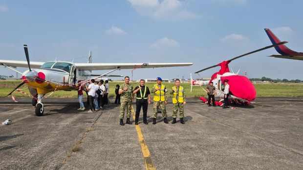 Pesawat dan helikopter yang disita Kejagung terkait kasus korupsi di BGN era Dadan (dok. Istimewa)