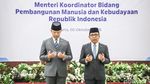 Pratikno Serahkan Jabatan Menko PMK kepada Sugiono