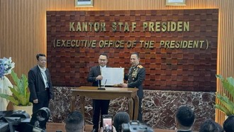 Jalani Sertijab, Jenderal Listyo Sigit Prabowo Resmi Bertugas sebagai KSP