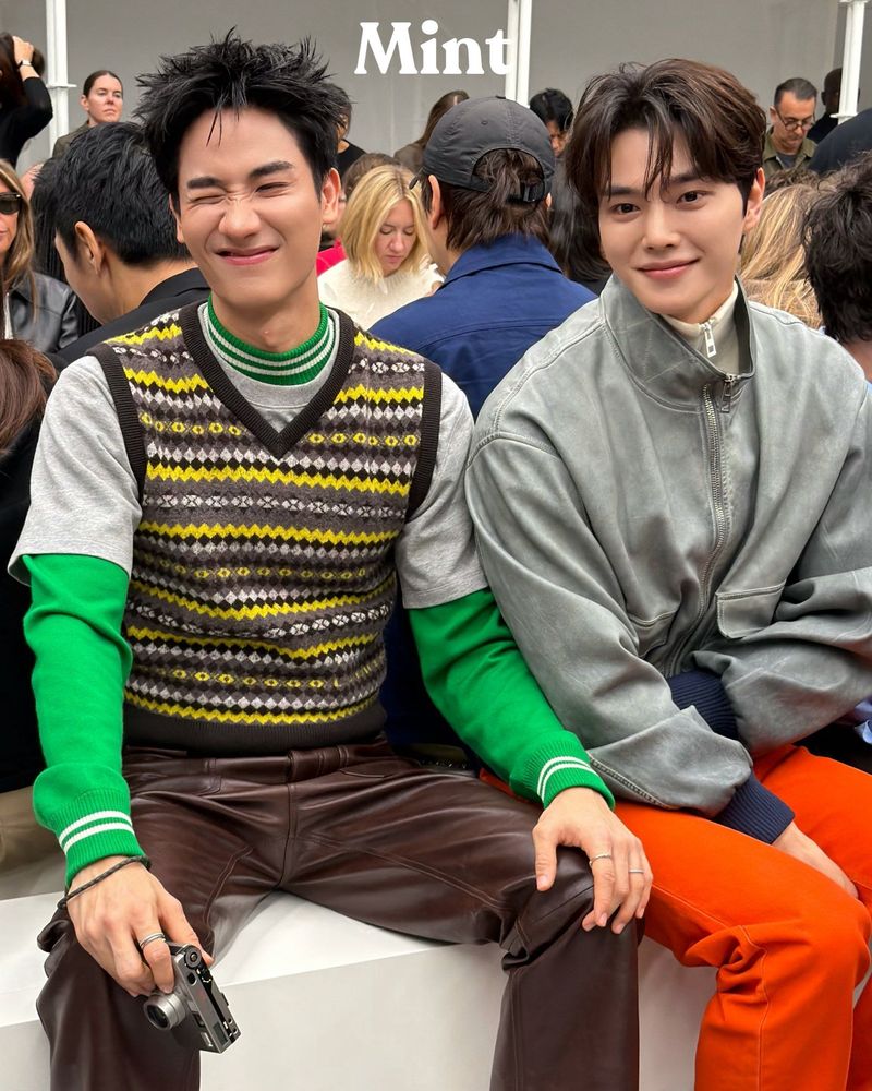 Tay Tawan Minta Maaf ke Song Kang, Interaksi di Show LOEWE Bikin Ngakak