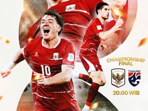 Live Streaming Indonesia Vs Thailand di Final FIFA ASEAN Cup, Kick Off 20.00 WIB
