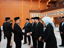 Lantik Pejabat Kemendagri, Tito Karnavian Bicara Rotasi dan Promosi