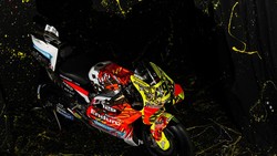 Sangar! Ini Wujud Motor Pertamina Enduro VR46 Berselimutkan Livery Garuda