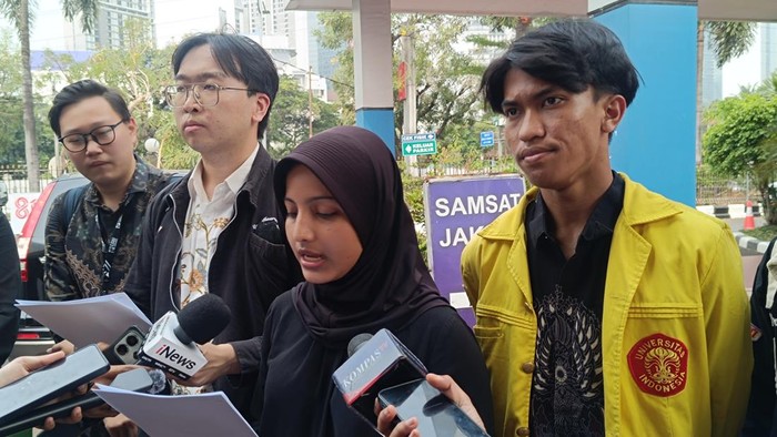 BEM UI mendatangi Polda Metro melapor koordinator diserang OTK