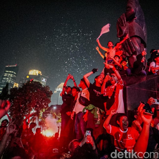 Dari Tegang hingga Meledak, Serunya Nobar Final Indonesia Vs Thailand