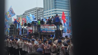 Dasco Temui Massa Buruh Usai UU Ketenagakerjaan Sah: Prabowo Tunaikan Janji