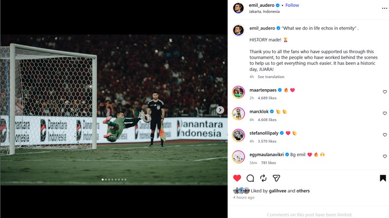 Euforia kemenangan Timnas Indonesia semalam lawan Thailand di final FIFA ASEAN 2026 masih terasa sampai hari ini.